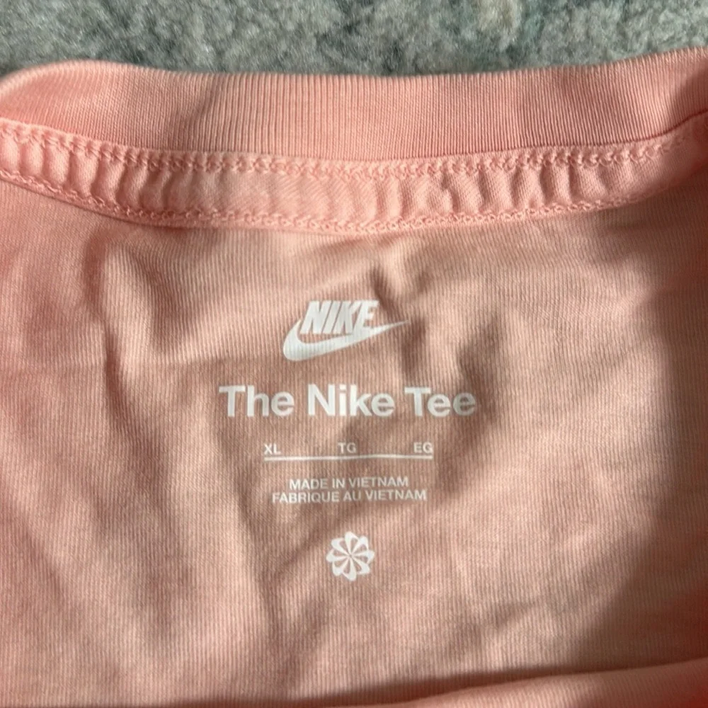 Nike Long Sleeve Tee With Embroidered Nike Logo